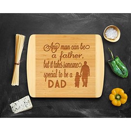 Fathers Day Cutting Board, Maple Laser Engraved, Hardwood, Grilling and Chilling, Chopping Board for Dad, Chopping Boards