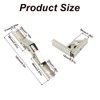 8 Pcs 180 Degree Folding Door, Folding Shelf Hinge, Hidden