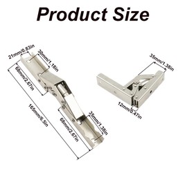 8 Pcs 180 Degree Folding Door, Folding Shelf Hinge, Hidden Bracket Table Holder Furniture Parts, Support Folding Shelf Hinge for Cabinet