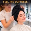TEAWOO Salon Towels 3 Pack, Microfiber Hair Towels, 16x27IN