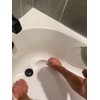 Peel and Stick Bathtub Mat - White Adhesive Vinyl Anti