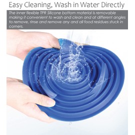 Pet Life ® 'Cirlicue' Shark Fin Shaped Modern Slow Feeding Pet Bowl