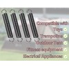 Lhbwhiz Pack of 4 tension springs, stainless steel small tension