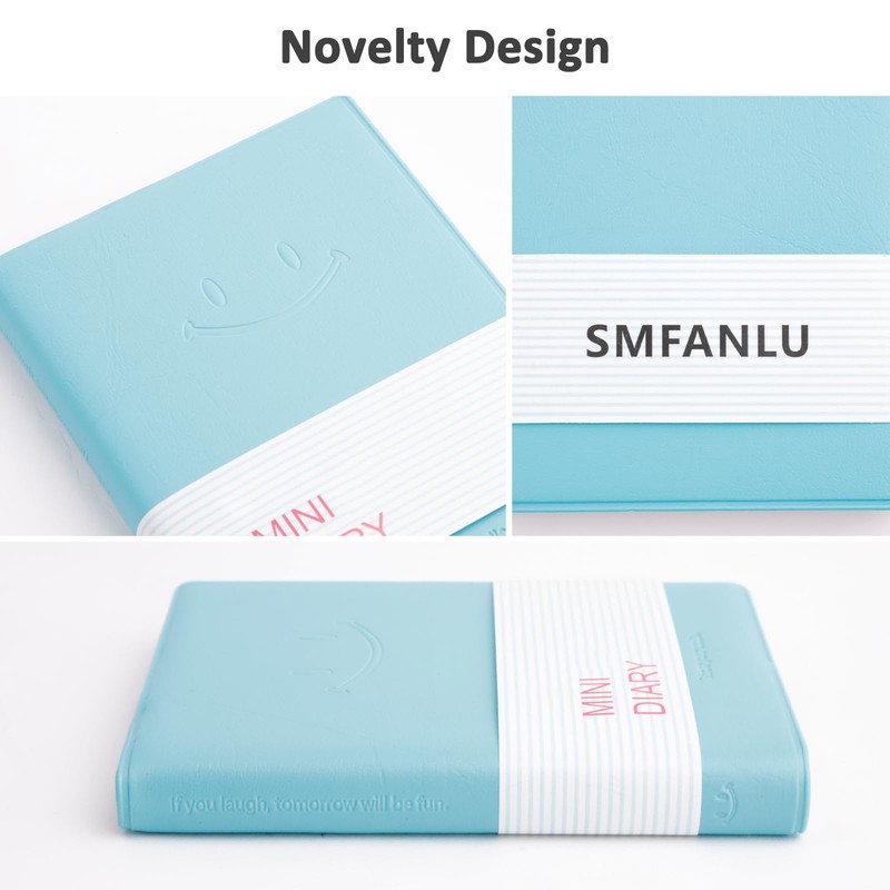 WSNIJFU 6 Pack Mini Pocket Notebook, Cute Small Diary Notepads