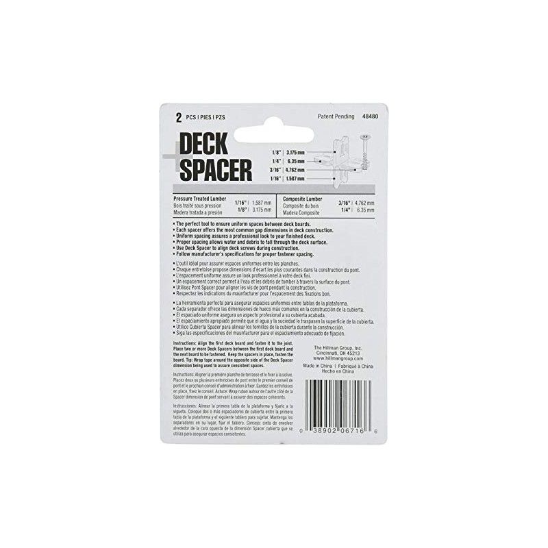 Deck Spacer Tool (2 Pack)