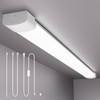 Modlicht Plug in Light Fixture, 4FT Linkable 5000K Plug-in Ceiling