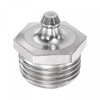uxcell Stainless Steel Straight Grease Fitting G1/2 Thread Hydraulic Grease