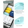 Yedio Ceramic Butter Dish with Lid for Countertop Refrigerator, 8
