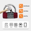 MEINUOKA Direction Lock, U-bar Combination Padlocks with Code, 5 Digit