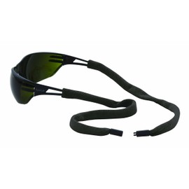 Chums Safety 13002100k Flame Resistant Kevlar Eyewear Retainer with Single Breakaway, Black (Pack of 6)