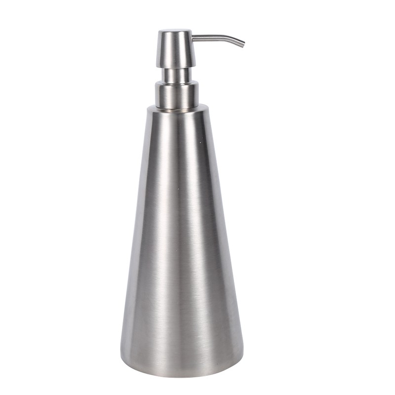 1PC 800ml Large Capacity Stainless Steel Pump Soap Dispenser Countertop