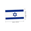 SUPVOX Medium Israel Flag Stand Decorative National Flag Yard Garden