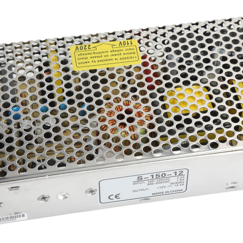 Switching Power Supply 150W Safety Protection Aluminum Alloy Material DC