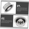 TEHAUX 2pcs Disposal Flange and Stopper Kit Kitchen Sink Drain