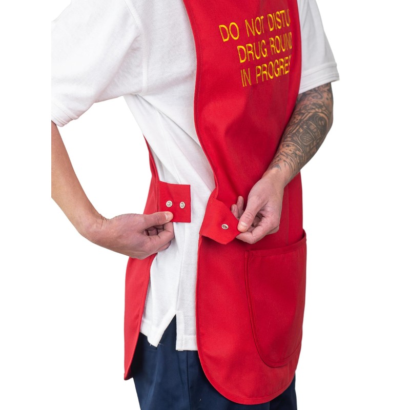 Mirabella Health & Beauty Unisex Cura Tabard Apron Red M