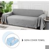 MEETSKY Sofa Covers Couch Cover Sectional L Shape Couch Blanket
