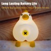 GWALSNTH LED Lying Rich Duck Tapping Lamp, 3 Level Dimmable