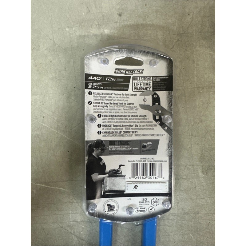 Channellock NEW Channel Lock Straight Jaw Tongue & Groove Pliers