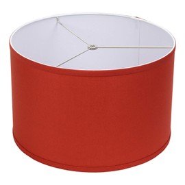FenchelShades.com 16" Top Diameter x 16" Bottom Diameter 10" Height Lampshade USA Made (Paprika)