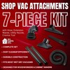 ALL PARTS ETC. 2.5" Shop Vac Attachments – 7-Piece Kit