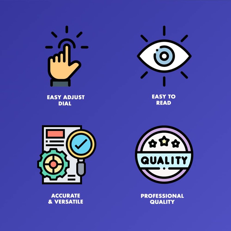 Healthy You Range of Motion Inclinometer with Easy Adjust Dial