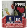 Morton's 4 oz. Salt and Mccormick 1.25 oz. Pepper Shakers Bundle - by Morton