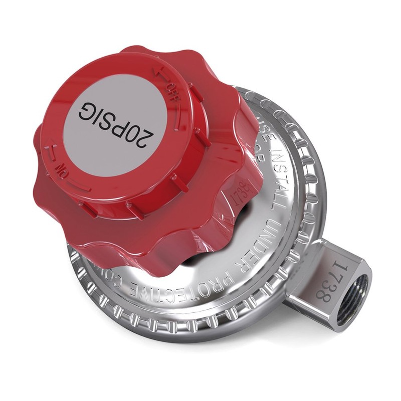 Adjustable 0 to 20psi Propane Regulator Valve QCC LP LPG