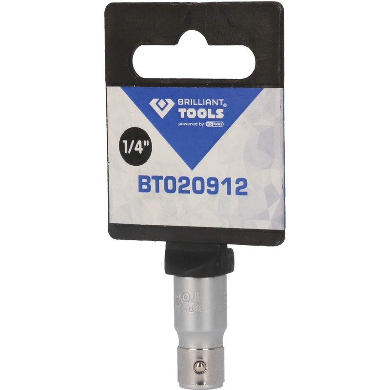 BRILLIANT TOOLS BT020912 1/4 Inch Bit Adapter [Powered by KS