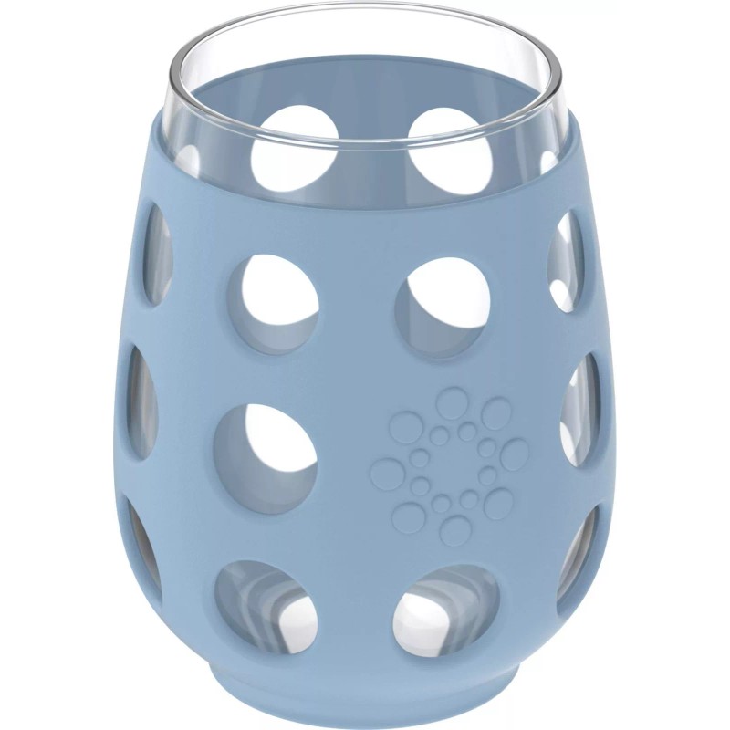 Lifefactory Wine Glass Set with Protective Silicone Sleeve, 2 Count