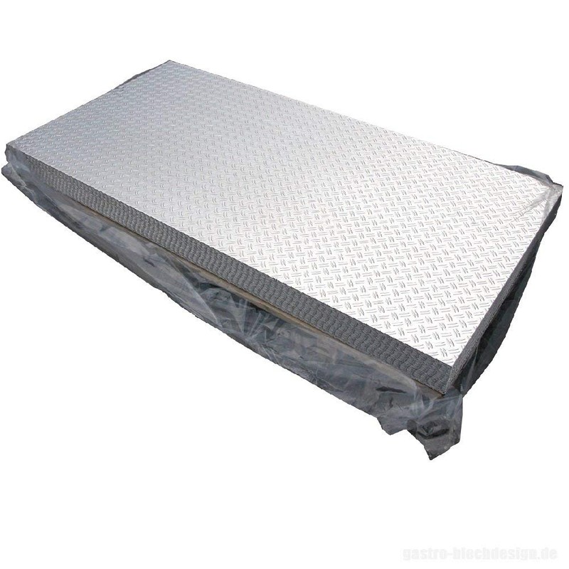 Aluminium checker plate, aluminium checker plate, duet, 1.5/2.0 mm thick,