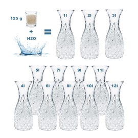 trendfinding 125 g Water Retaining Decorative Granules Crystal, Grain Size 3.5-4 mm, Decoration for Flowers and Plants, Very Economical, Versatile