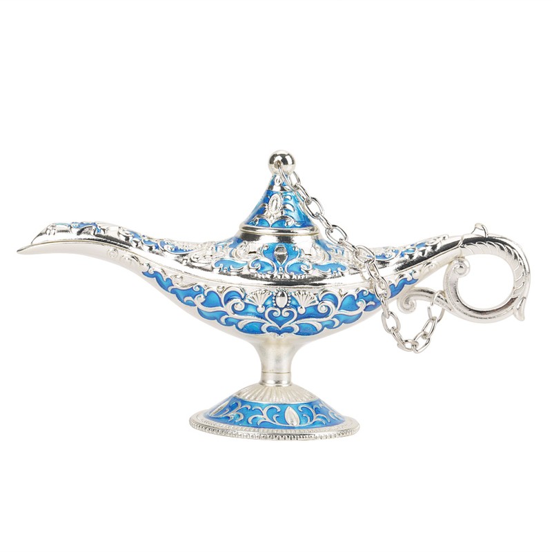 Metal Carved Hollow Legend Lamp Hollow Aladdin Magic Genie Light