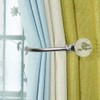 PHOEWON 2 Pack Curtain Holdbacks Acrylic Crystal Ball Curtain Tie