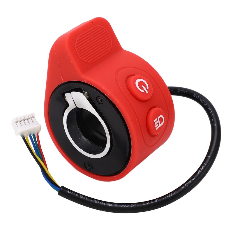Throttle Accelerator Electric Scooter Finger Throttle Accessories Replacement Part Red