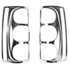Razer Auto Chrome Tail Light Bezel Trim Compatible with 2007