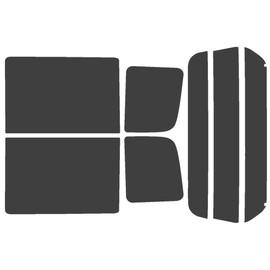 Velocity DA64W Car Film Rear Set for Every Wagon High Roof Standard Roof Light Smoke