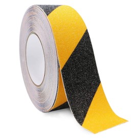 Gebildet 20 m x 5 cm Non-Slip Tape, Strong Safety Tape, Non-Slip Tape, Step Tape Sticker for Indoor and Outdoor Use, Yellow & Black