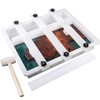 Kalinta Epoxy Mold with Divider Adjustable- 19.5x19.5x3in No-Seal Resin Mold