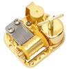 Music Box Movement Golden Clockwork Music Box Windup Musical Mechanism