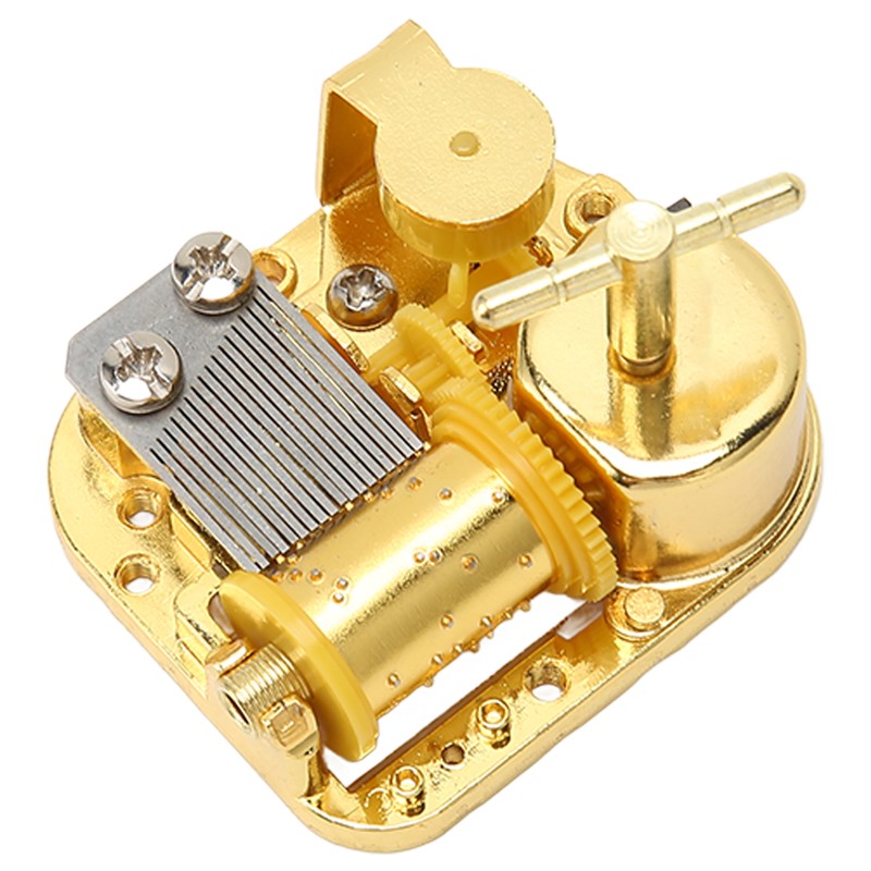 Music Box Movement Golden Clockwork Music Box Windup Musical Mechanism
