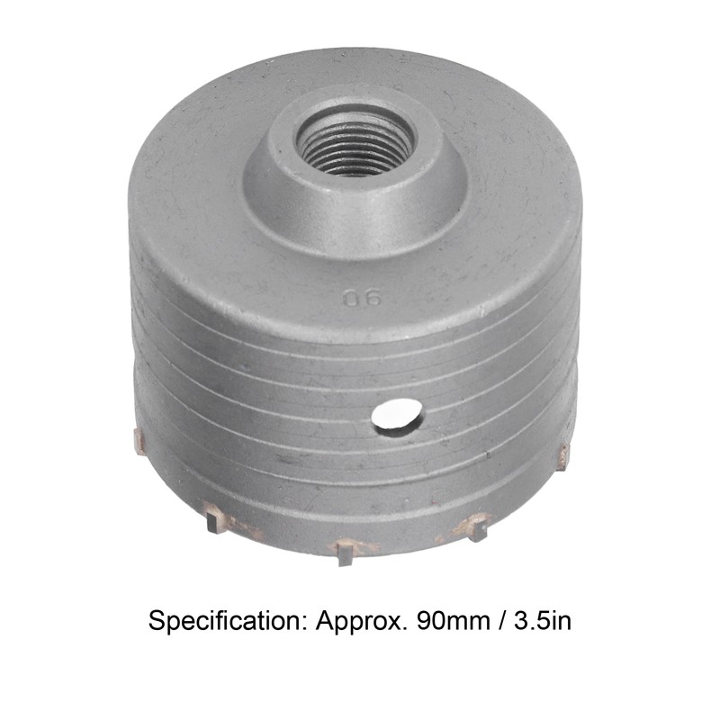 90mm Electric Hammer Hole Saw Cemented Carbide Opener for Air