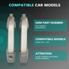 1 Pair Exterior Door Handle Magnetic Gray fits Camry 2012-2017