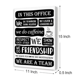 Gwisml In This Office Wall Decor,We Are A Team Artwork Inspirational Teamwork Canvas Frame Paintings For Home Workplace Wall Art Decor