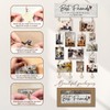 ELMCH Best Friend Frame Photo Collage Board Hanging Display With