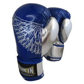 MJM IN PROFESIONAL Guante DE Box Mod. EQUIPED Azul/Plata (8 OZ)
