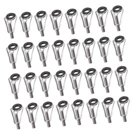 BIUDECO 80pcs Fishing Rod Guide Rings Rod Tips Repair Kit Improve Casting Easy to Store