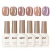 GAOY Silky Cat Eye Gel Polish Kit with Magnet, 6