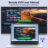 Remote KVM Over IP Internet,4K IP KVM Remote Control PC,Server,Remote