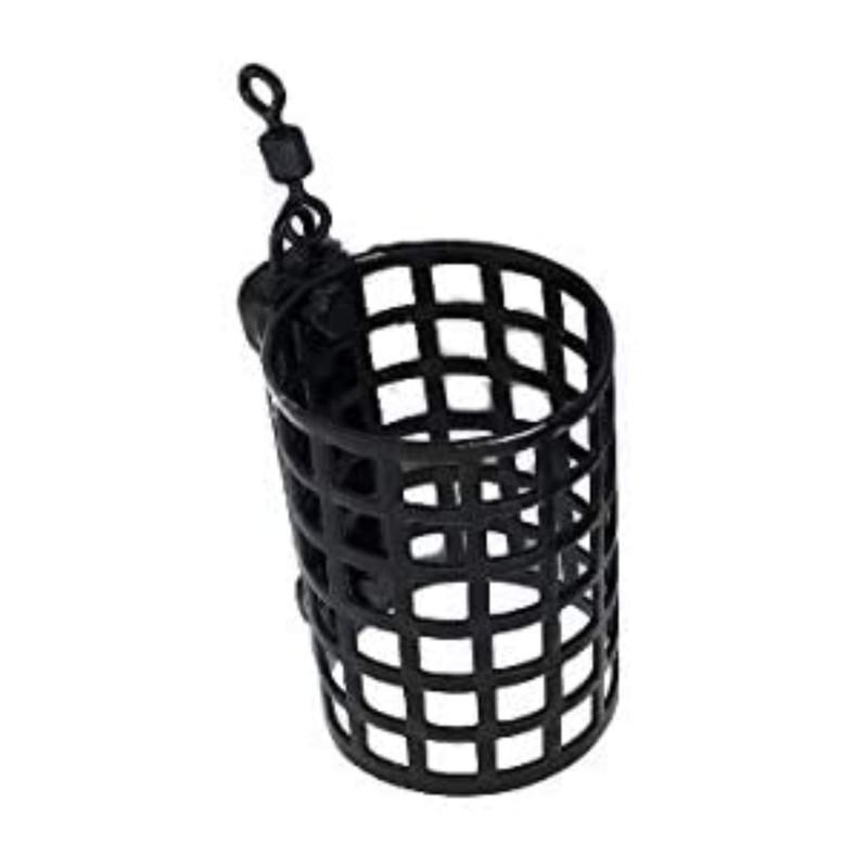 Round Metal Cage Feeder with Swivel (10 pk) (10 grams)