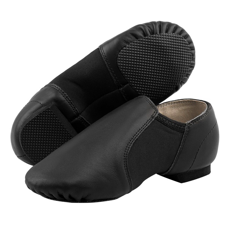 (13 M US Little Kid, Black) - Linodes Leather Jazz